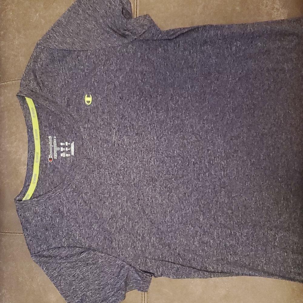 Purple/Gray champion performance women's medium tshirt